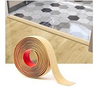 Art3d Bande de transition autocollante en vinyle,Bande de seuil - Bande de séparation de sol stratifié pour joindre les espaces de sol, transition de seuil de moquette,122x4cm,Jaune tremble