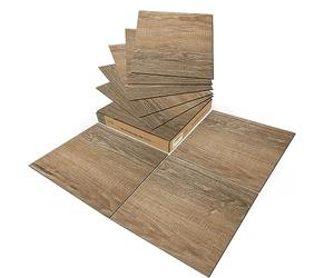 Art3d Lot de 30 dalles de sol autocollantes en PVC - 30 x 30 cm - Pour bricolage - Sol en vinyle imperméable - Aspect bois - Pour cuisine, salle à manger, chambre à coucher - 2,7 m² - Marron clair