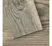 Art3d Lot de 36 dalles de sol autocollantes en vinyle de 5m², bois vieilli, surface rigide, noyau dur, facile à monter soi-même