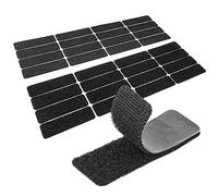 Art3d Lot de 48 Bandes Auto-Agrippantes avec dos Adhésif, Bande Adhésive Double Face, très résistante,7,5x 2,5 cm