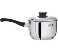Art82626 Casserole Bain Marie Avec Couvercle Inox 16 Cm, Noir