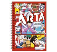 Arta Game - Agenda escolar 2024-2025: Con pasatiempos para niños y niñas