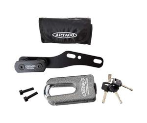 Artago 69T2 Pack Antivol Disque Haute Sécurité + Support pour Yamaha MT-07 et Tracer 700, Homologué SRA, Sold Secure Gold, ART4