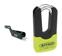 Artago 69X3 Pack Antivol Disque Haute Sécurité + Support pour Kawasaki Z900, Homologué SRA, Sold Secure Gold, ART4