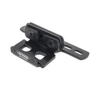 Artago K404 Support de Transport pour Antivol de Disque 30x10 & 30x14 | Repose-Pieds Démontables avec Vis Verticales | Acier Noir avec Silentblocs Antivibrations