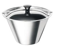 Artame, ART35518 Moule à Flan, Moule Bain-Marie avec Couvercle, 1,8 litres, Inox