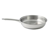 Artame ART90526 NORDICO, Poêle à frire Ø 26 cm, Triple fond, Poignée résistante à la chaleur, Fond lisse, Tous feux dont induction, Tout Inox