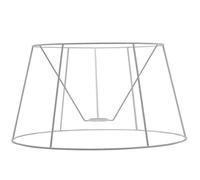artapisserie.fr Carcasse abat-jour Tambour Ø40cm pour E27 Epoxy Blanc