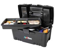 ArtBin 17-Inch Twin Top Tool Box- Black Art Supply Storage Box, 6918AB by ArtBin