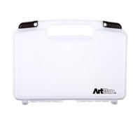 ArtBin 30,5 cm avec base profonde, organiseur portable pour arts et loisirs créatifs avec poignée, [1] étui de rangement en plastique, translucide, 30,48 cm