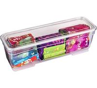 ArtBin 6971AG XL Lot de 4 bacs extra longs avec couvercles pour loisirs créatifs Transparent