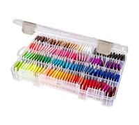 ArtBin Floss Finder avec séparateurs 10,75 18,7 x 4,4 cm Translucide, Acrylique, Multicolore, 1,65 x 10,65 x 6,9 cm