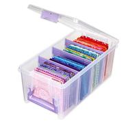 ArtBin Organisateur/porte-documents avec 3 séparateurs - Étui de rangement en plastique transparent pour fournitures d'art et d'artisanat