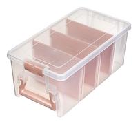 ArtBin Organisateur/porte-documents avec 3 séparateurs - Étui de rangement en plastique transparent pour fournitures d'art et d'artisanat
