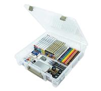 ArtBin Super Satchel Boîte de rangement pour matériel de bricolage avec 1 compartiment Transparent