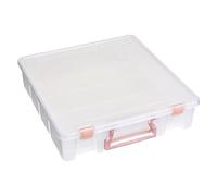 ArtBin Super Satchel Boîte de rangement transparente à 1 compartiment