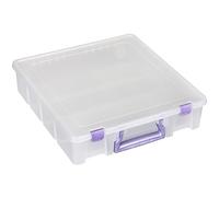 ArtBin Super Satchel Boîte de rangement transparente à 1 compartiment