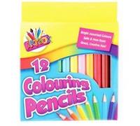 ArtBox -Crayons de couleur demi-taille (Lot de 12) (Taille unique) (Multicolore) - UTSG13719 Multicolore G