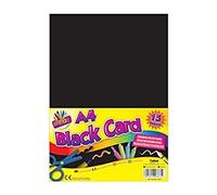 Artbox Lot de 25 feuilles de papier cartonné Noir