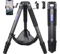 ARTCISE CT90C Trépied compact en fibre de carbone avec sac en pierre pour caméscope Canon, Sony, Nikon, Charge maximale 40 kg