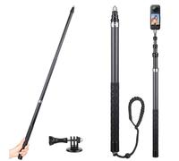 ARTCISE Perche à selfie longue en fibre de carbone, 300 cm, extension de perche à selfie pour GoPro Hero pour DJI Osmo Action pour Osmo Pocket pour Insta360 pour appareil photo