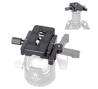 ARTCISE QC50F Bouton de verrouillage et levier de verrouillage 2 en 1 universel Quick Release Clamp and Plate for Arca Swiss Tripod Ball Head Quick Release Plate