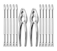 Artcome Lot de 12 outils pour fruits de mer avec 2 crabes de homard et 10 fourchettes