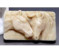 ARTCRAFTMOLDS Moule en silicone pour savon, résine, plâtre, argile, poney