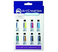 Royal Talens – Ensemble de gouaches Art Creation – Tubes 8 x 12 ml