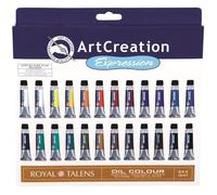 Royal Talens Set d'initiation Art Creation peinture à l'huile 24 couleurs 12 ml – pour adulte