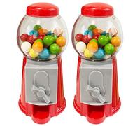 ArtCreativity Lot de 2 mini distributeurs de bonbons à bulles pour enfants, 13,2 cm, mini distributeur de bonbons, tirelire unique pour économiser de l'argent, excellent cadeau ou décoration de bureau