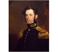 ArtDash Art Historique par d'Acheminer Robert E. Lee comme Un Jeune Homme ~ Officielle Portrait 11"×14" Print Noir