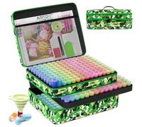 ARTDOT 420 Slots Diamond Painting Accessori, Diamond Painting Kit Completo per Pittura Diamante 5D, Unghie, Gioielli, Artigianato d'Arte E Punto Croce(Foresta)