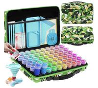 ARTDOT 60 Slots Diamond Painting Accessori, Diamond Painting Kit Completo per Pittura Diamante 5D, Unghie, Gioielli, Artigianato d'Arte E Punto Croce(Foresta)