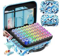 ARTDOT Diamond Painting Accessori, 120 Slots Diamond Painting Kit Completo, Kit per Organizzare Gioielli Pittura Diamante Perline Anelli Charms Glitter Strass(Artico)