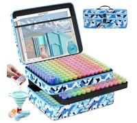 ARTDOT Diamond Painting Accessori, 420 Slots Diamond Painting Kit Completo, Kit per Organizzare Gioielli Pittura Diamante Perline Anelli Charms Glitter Strass(Artico)