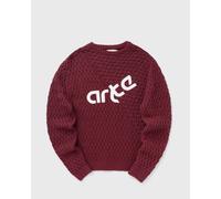 Arte Antwerp Distorted Logo Sweater men Pullovers red taille: S