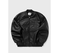 Arte Antwerp Half Logo Leather Jacket men Bomber Jackets black taille: XL