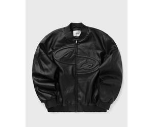 Arte Antwerp Half Logo Leather Jacket men Bomber Jackets black taille: XL