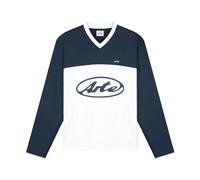 Arte Antwerp, Homme, Tops, Bleu, Taille: XL Circle Logo Longsleeve