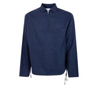 Arte Antwerp - Linen Quarter Zip Pullover - Homme - Pulls - Bleu - Taille: M