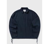 Arte Antwerp Linen Quarter Zip Pullover men Half-Zips blue taille: M