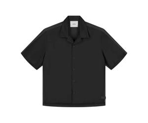 Arte Antwerp - Panelled Short Sleeve Shirt - Homme - Chemises - Noir - Taille: M