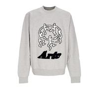 Arte Antwerp - Pixel Dancer Texture Crewneck Sweater - Homme - Sweatshirts et sweats à capuche - Gris - Taille: XL