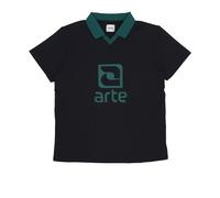 Arte Antwerp - Pole Man Logo Collar Tee - Homme - Tops - Noir - Taille: S