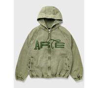 Arte Antwerp Polyform Canvas Hooded Jacket men Zippers green taille: M