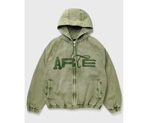 Arte Antwerp Polyform Canvas Hooded Jacket men Zippers green taille: M
