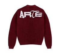 Arte Antwerp - Pull Col Rond Sunfade - Homme - Pulls - Rouge - Taille: L