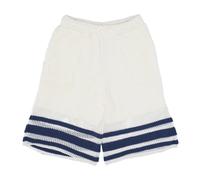 Arte Antwerp - Short rayé en maille - Homme - Shorts - Blanc - Taille: XL