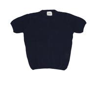 Arte Antwerp - Tee-shirt Tricoté Crochet Marine Manches Courtes - Homme - Pulls - Bleu - Taille: L